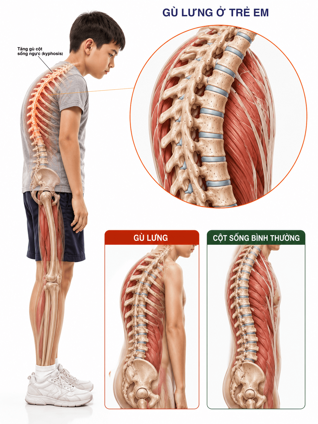 Giải phẫu vùng tổn thương — Đặc Điểm Phân Biệt