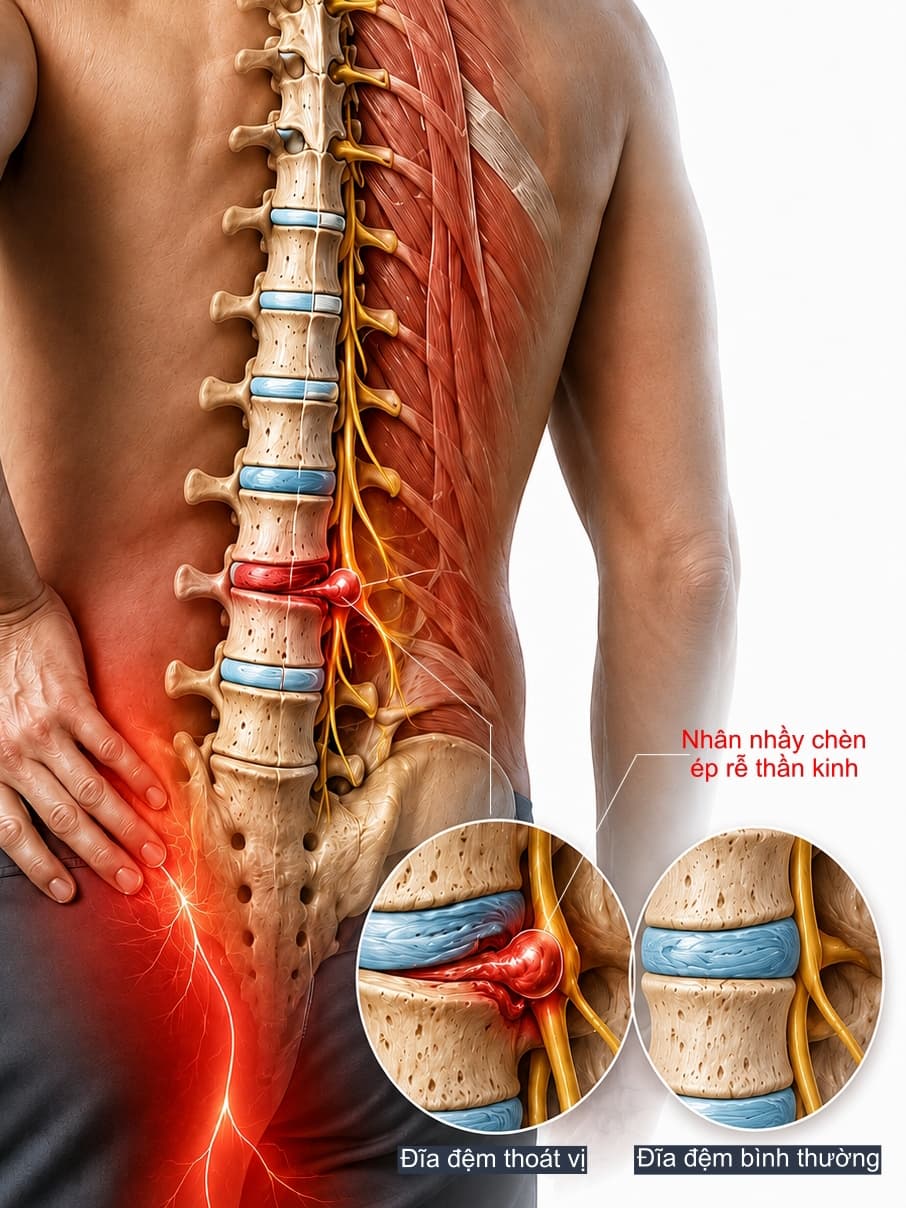 Giải phẫu vùng tổn thương — Vị Trí Thường Gặp