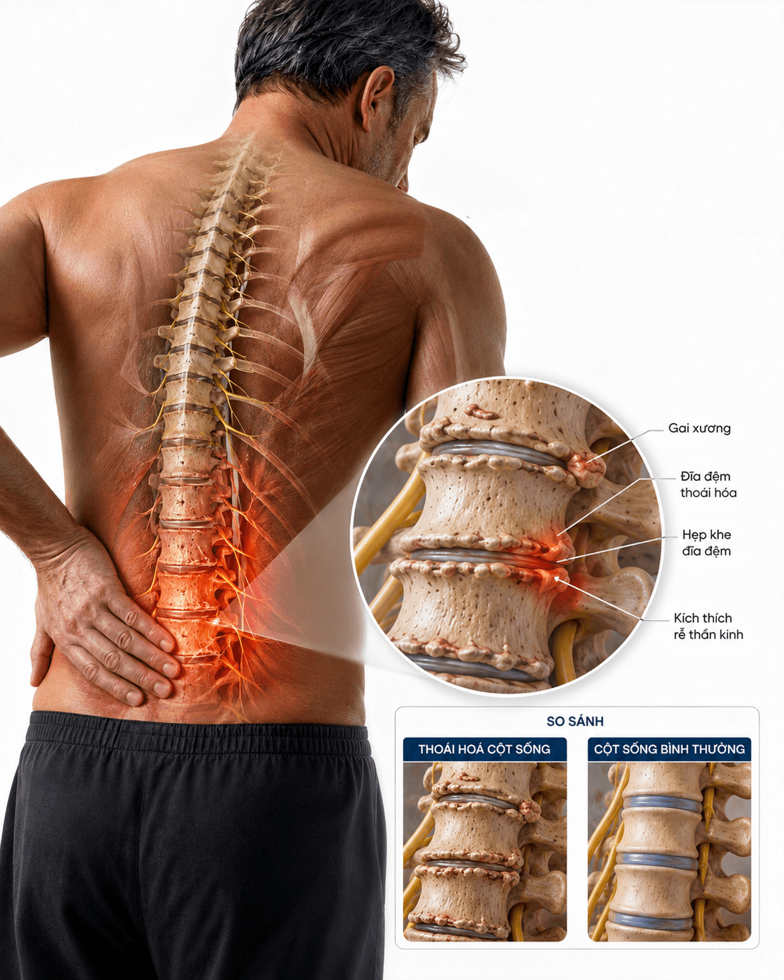 Giải phẫu vùng tổn thương — Vị Trí Thường Gặp